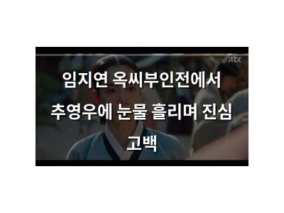 임지연 옥씨부인전에서 추영우에 눈물 흘리며 진심 고백