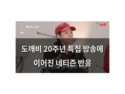 도깨비 20주년 특집 방송에 이어진 네티즌 반응