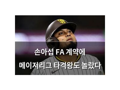 손아섭 FA 계약에 메이저리그 타격왕도 놀랐다