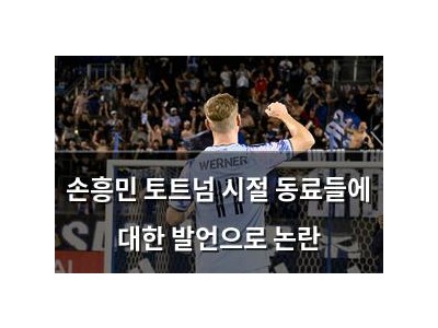 손흥민 토트넘 시절 동료들에 대한 발언으로 논란