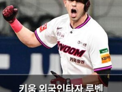 키움 외국인타자 루벤 카디네스 1군에서 제외