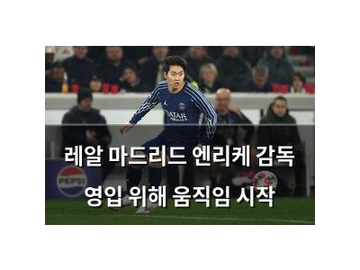 레알 마드리드 엔리케 감독 영입 위해 움직임 시작