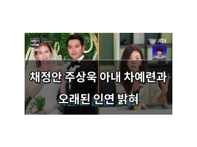 채정안 주상욱 아내 차예련과 오래된 인연 밝혀